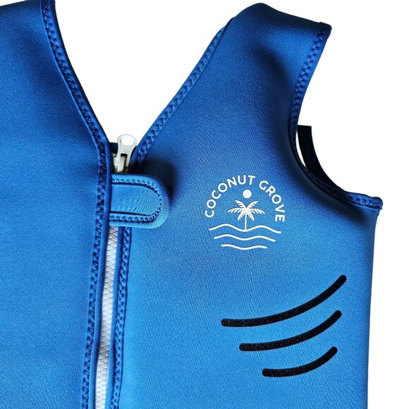 NWT Boys Coconut Grove Shark Float Vest with googles holds 40lbs 2-3yrs - Picture 11 of 14